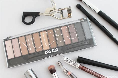Chi Chi Glamorous Eye Shadow Collection Nudes Review Swatches