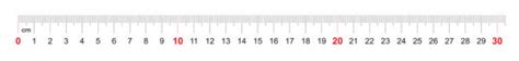 Grid For A Ruler Of 300 Millimeters 30 Centimeters Calibration Grid