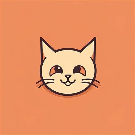 Premium Vector Cute Cartoon Cat Logo