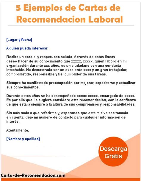 Ejemplo de carta de recomendación o referencia laboral. Ejemplo De Carta De No Familiares Trabajando En La Empresa ...