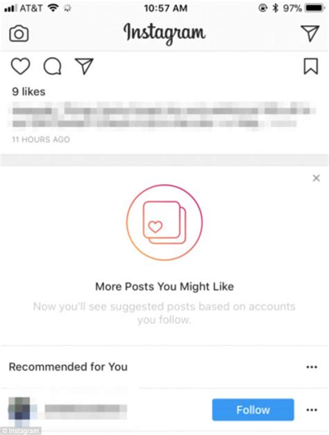 Instagram Is Rolling Out Recommended Posts Daily Mail Online