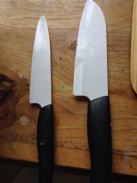 Blunt And Chipped Ceramic Knives Kyocera Fk Series White C Flickr