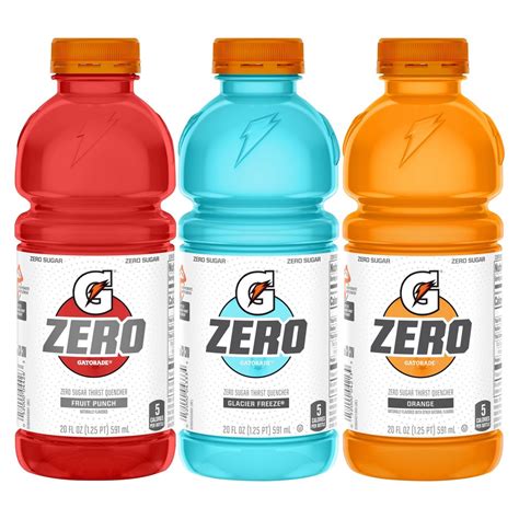Gatorade Zero Sugar Thirst Quencher Classic Variety Pack 20 Oz