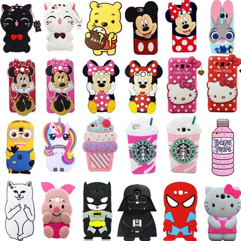 3d Cartoon Animals Gel Soft Silicone Rubber Case Cover Skin For Samsung