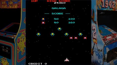 Galaga Namco 1981 Arcade Game Youtube