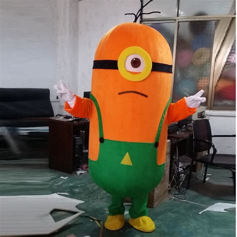 Orange Despicable Me Minion Mascot Costume