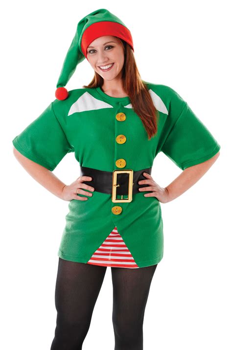 Adult Jolly Elf Kit Glitz Fancy Dress