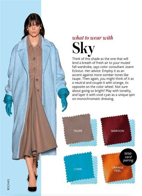 What To Wear With The Colour Sky Blue Version 2 Color Combinations