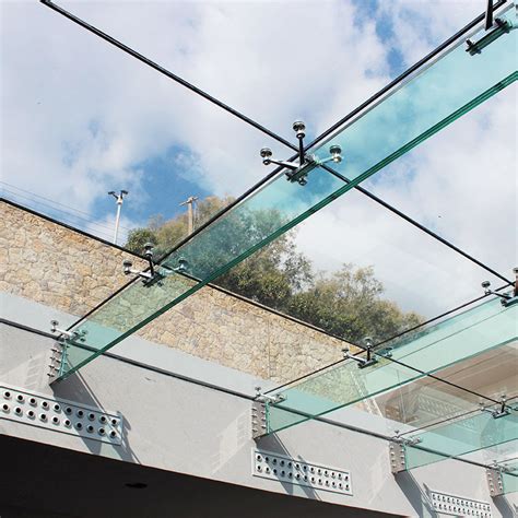 Structural Glass Roof With Glass Fins Glasscon