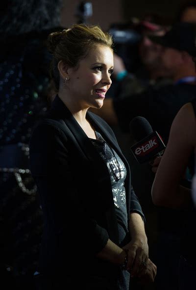 alyssa milano attended the nhl stadium series the halliwell sisters