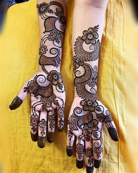 Popular Pakistani Bridal Mehndi Designs 2020 For Barat 1 Arabic