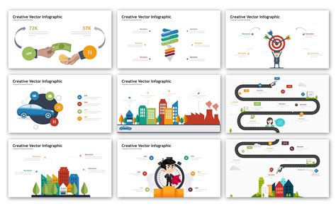 Creative Vector Presentation Infographic Powerpoint Template 78387