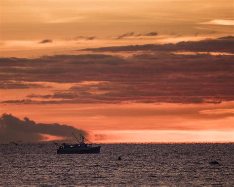 Fishing Boat At Sunrise Photograph By Morris Finkelstein Fine Art America