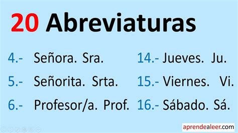 Soportar Sandalias Abundantemente Que Son Las Abreviaturas Y Siglas Ejemplos Jane Austen