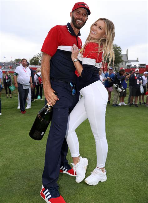 Paulina Gretzky Kisses Dustin Johnson After Month Of Celebrations