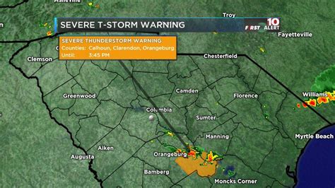 First Alert Severe T Storm Warning Issued For Parts Of The Midlands