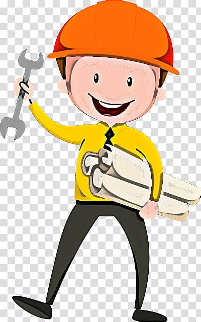 Cartoon Construction Worker Solid Swinghit Hard Hat Cartoon Solid