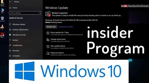 Join Windows Insider Program Get Latest Windows Updates First Youtube