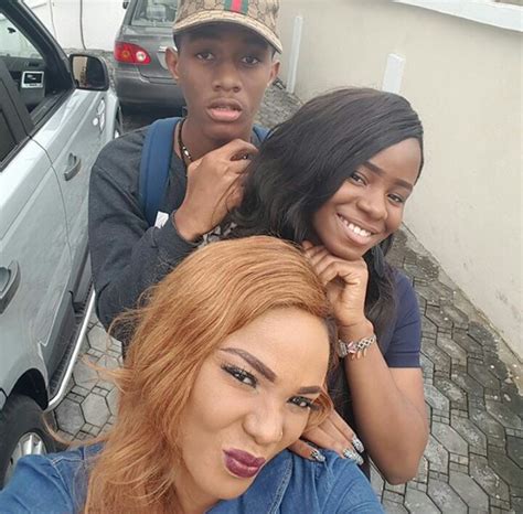 Iyabo Ojo Pictured With Her Grown Children Photos Celebrities Nigeria