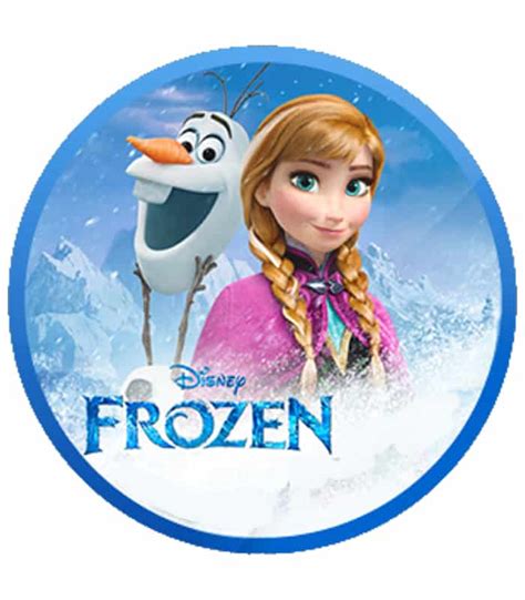 Frozen Round Edible Images