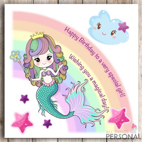 It's lovely to have a niece as you get to enjoy their company without the responsibilities of being a parent. Mermaid Birthday Card Daughter Sister Granddaughter Niece 1st 2nd 3rd 4th 5th | Niece birthday ...