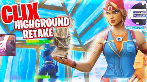 How To Clix Highground Retakes In Chapter 2 Season 6 Fortnite Youtube