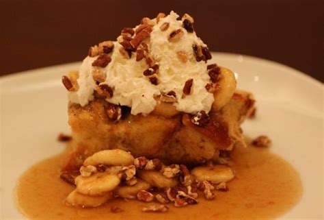 French Toast Bread Pudding With Bourbon Banana Syrup Eat Thrillist