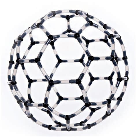 Buck Fullerene C60 Molecular Model Bulb Tube Crystal Model Scientific