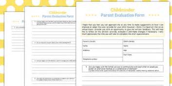 Parent Satisfaction Survey Template Childminder Resources