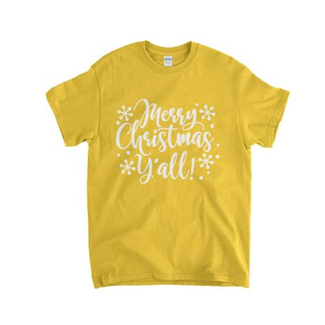 Merry Christmas Yall Kids T Shirt Textual Tees