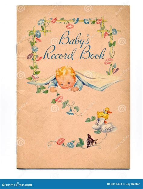 Vintage Baby Book Stock Images Image 6312434