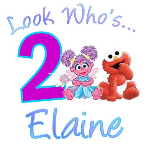 Sesame Street Birthday Clipart At Getdrawings Free Download