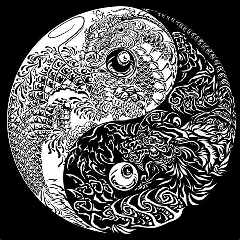Frais Mandala Ying Yang Coloriage  30000 ++ collections de pages à