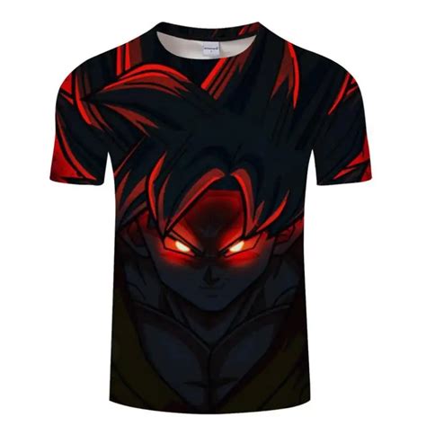 Buy Dragon Ball Z T Shirts Mens Summer Fashion 3d Print Super Saiyajin Son Goku