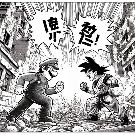 Mario Vs Goku By Petarmememakerarts On Deviantart