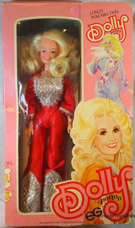 Vintage Dolly Parton Doll And Original Box Eegee Dolls Dolly Parton