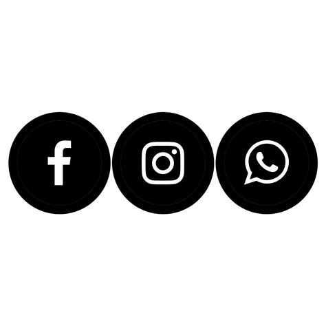 37 Logo Whatsapp Facebook Instagram Png For Editing