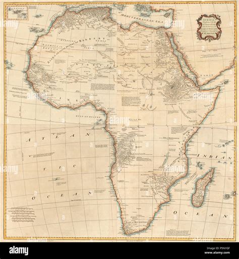 Map Of Africa 1766 Hi Res Stock Photography And Images Alamy