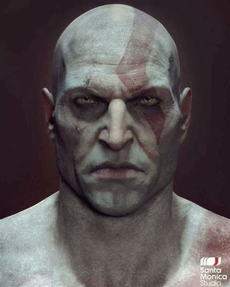Unbearded Kratos In God Of War By The Games Art Director Rafael