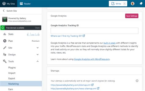 Updated 5 years ago · author has 104 answers and 327.6k answer views. WordPress.com Premium Plan now offering Google Analytics - socPub