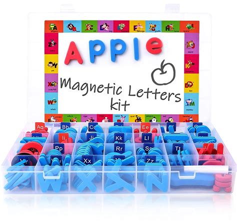 【ブランド】 Magnetic Alphabet Letters Kit Educational Spelling Learning Toy