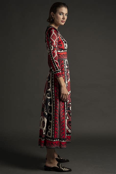 Peace And Chaos Navajo Long Dress Γυναικείο Φόρεμα