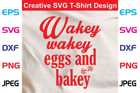 Wakey Wakey Eggs And Bakery Graphic By Priyo Design Shop · Creative Fabrica