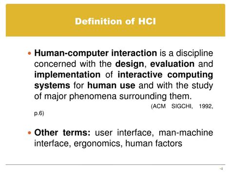 Ppt Human Computer Interaction Introduction To Hci Powerpoint