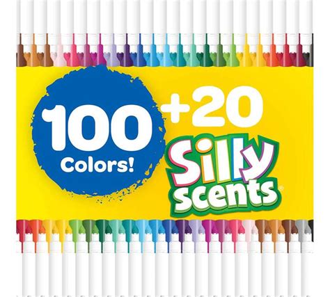 super tips washable markers with silly scents crayola