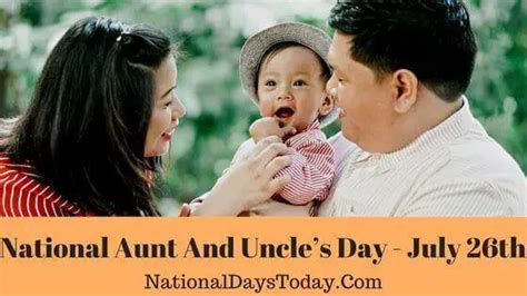 National Aunt And Uncles Day 2023 Why This Day