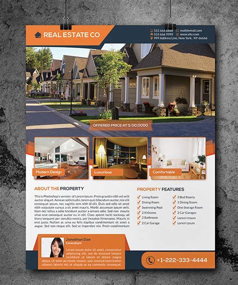 40 Professional Real Estate Flyer Templates