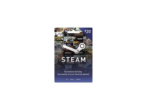 Steam 20 dollar gift card. Steam Gift Card - $20 - Newegg.com