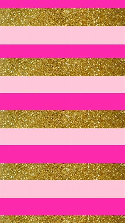 Glitter Pink Gold Background Stripes Backgrounds Iphone