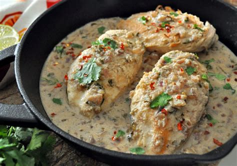 Will definitely make this often. Whole30 Chicken in Coconut Sauce | Mydeliciousmeals.com